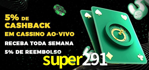 Promoções do cassino ao Vivo super291